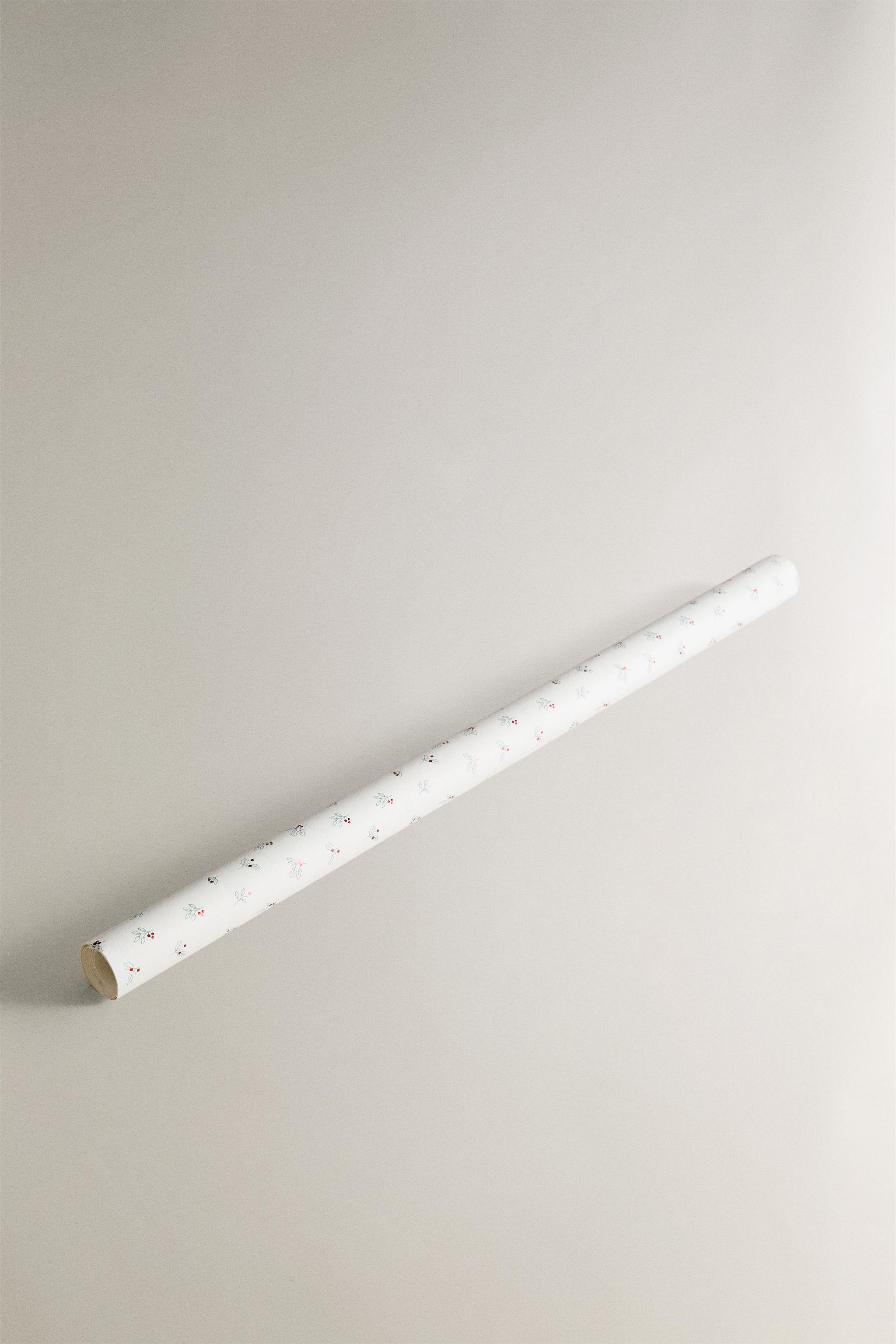 SHINY LEAF CHRISTMAS WRAPPING PAPER